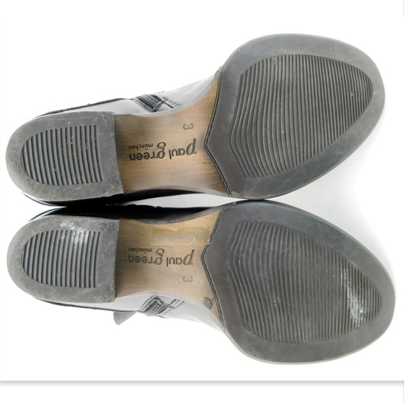 PAUL GREEN Black Leather Slouchy Boots 5.5US/3UK - Picture 6 of 8